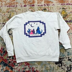 Vintage Arizona Tourism Vacation Destination Jumper Pullover 1980s Sweatshirt